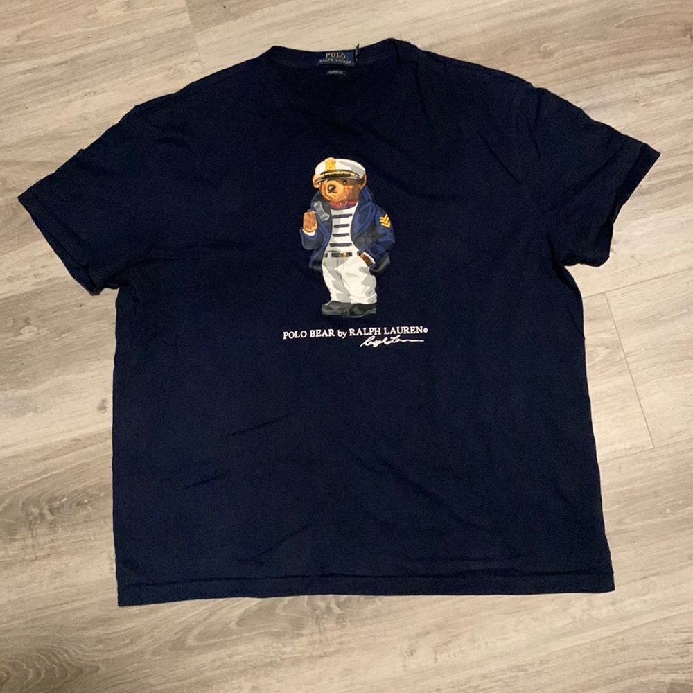Ralph Lauren polo bear shirt (Navy blue)